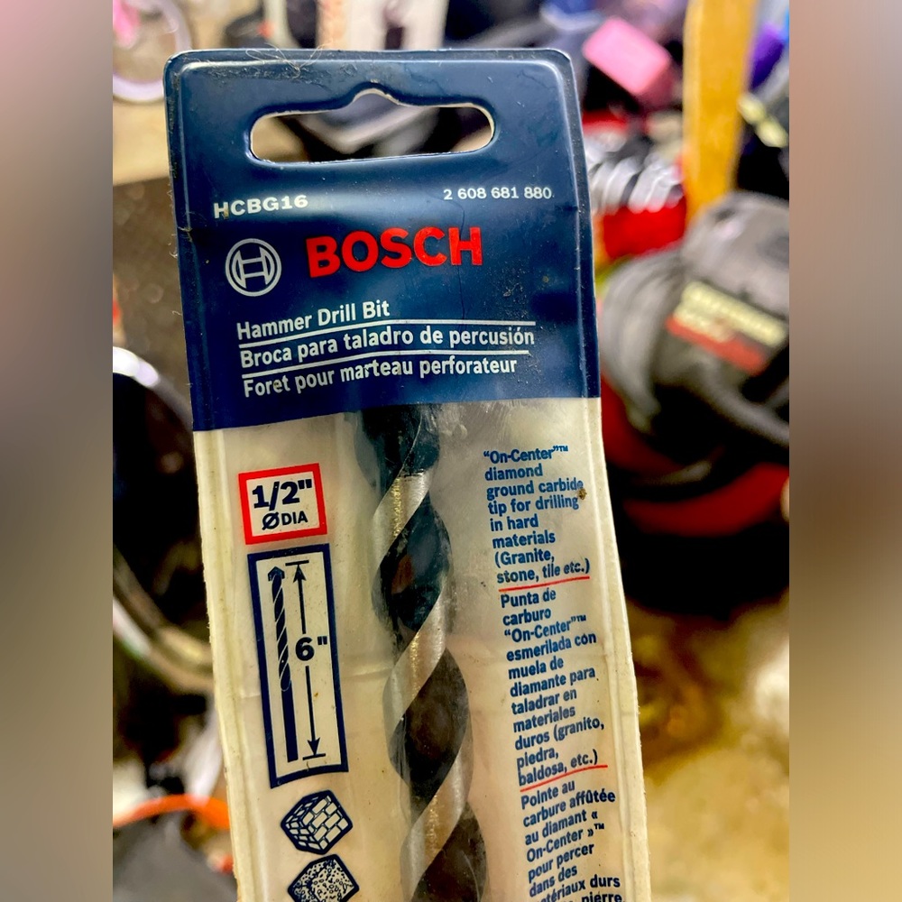 Bosch 1/2” Hammer Drill Bit